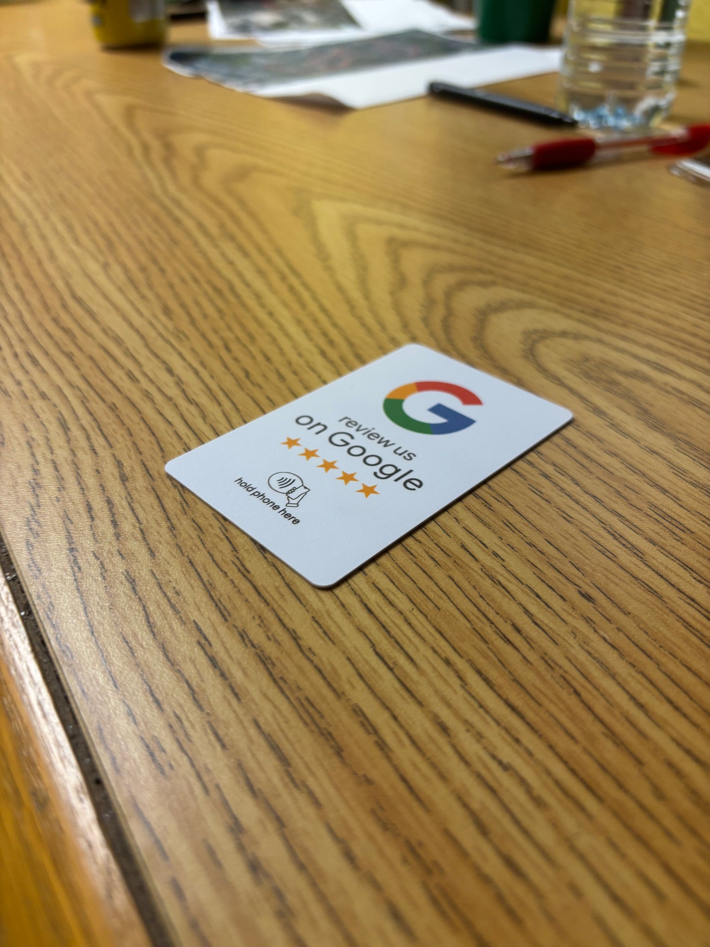 ReviewTapCo Flat Tap Card — Instant Google Review Card